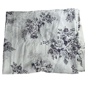 Royal Traditions 78 X 88 Inches cotton Floral Flat Sheet